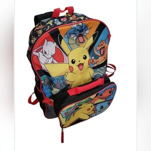 Pokemon Backpack with lunch bag set